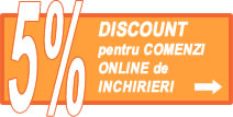 Discount 5% pentru comenzi online